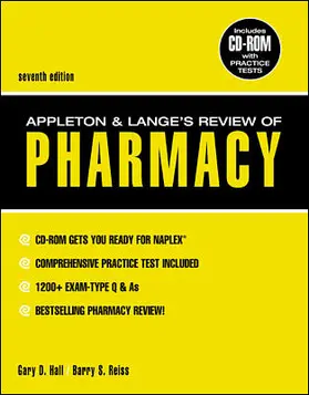 Hall / Reiss |  Appleton & Lange's Review of Pharmacy | Buch |  Sack Fachmedien