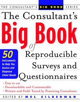 Silberman |  The Consultant's Big Book of Reproducible Surveys and Questionnaires | Buch |  Sack Fachmedien