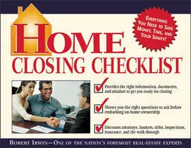 Irwin |  Home Closing Checklist | Buch |  Sack Fachmedien