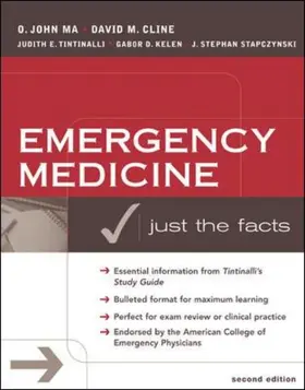 Ma / Cline / Tintinalli |  Emergency Medicine: Just the Facts, Second Edition | Buch |  Sack Fachmedien