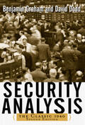 Graham / Dodd |  Security Analysis: The Classic 1940 Edition | Buch |  Sack Fachmedien