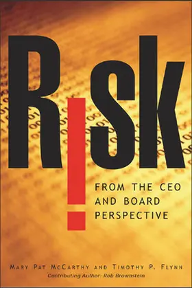 McCarthy / Flynn |  RISK FROM THE CEO & BOARD PE | Buch |  Sack Fachmedien