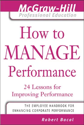 Bacal |  How to Manage Performance | Buch |  Sack Fachmedien