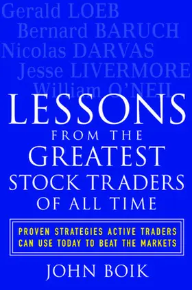 Boik |  Lessons from the Greatest Stock Traders of All Time | Buch |  Sack Fachmedien