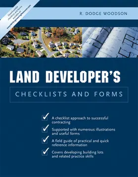 Woodson |  Residential Land Developer's Checklists and Forms | Buch |  Sack Fachmedien