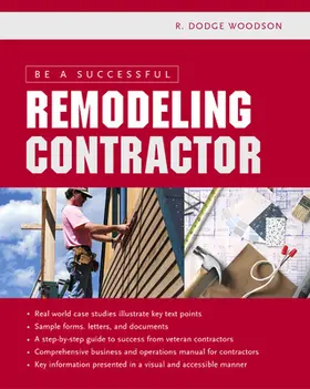 Woodson |  Be a Successful Remodeling Contractor | Buch |  Sack Fachmedien