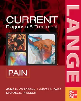 Roenn / Von Roenn / Paice |  Current Diagnosis & Treatment of Pain | Buch |  Sack Fachmedien