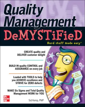 Kemp |  Quality Management Demystified | Buch |  Sack Fachmedien