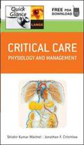 Maithel / Critchlow |  Critical Care Quick Glance | Buch |  Sack Fachmedien