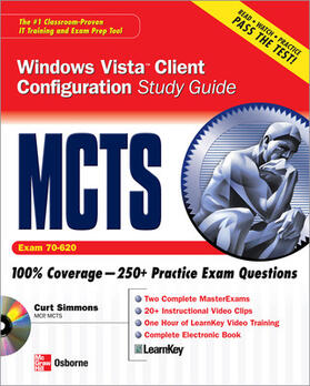 Simmons | McTs Windows Vista Client Configuration Study Guide (Exam 70-620) | Buch | 978-0-07-148999-7 | sack.de