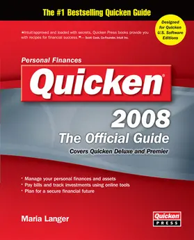 Langer |  Quicken 2008 The Official Guide | Buch |  Sack Fachmedien