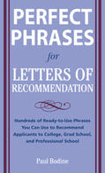 Bodine |  Perfect Phrases for Letters of Recommendation | Buch |  Sack Fachmedien