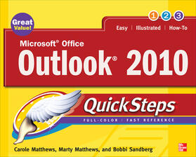 Matthews / Sandberg | Microsoft Office Outlook 2010 QuickSteps | Buch | 978-0-07-163496-0 | sack.de