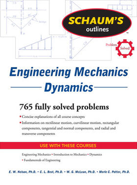 Nelson / Best / McLean | Schaum's Outline of Engineering Mechanics Dynamics | Buch | 978-0-07-171360-3 | sack.de