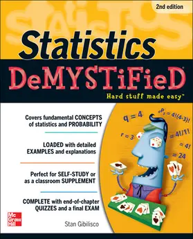 Gibilisco |  Statistics DeMYSTiFieD, 2nd Edition | Buch |  Sack Fachmedien