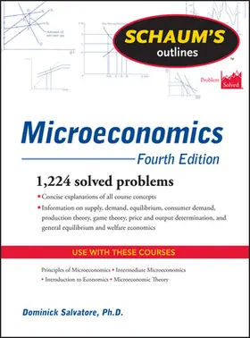 Salvatore |  SO OF MICROECONOMICS 4E REV | Buch |  Sack Fachmedien