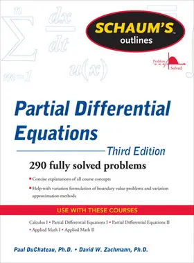 DuChateau / Zachmann |  SO PRTL DIFFRNTL EQUATNS REV | Buch |  Sack Fachmedien