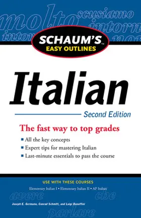 Bonaffini / Germano / Schmitt |  Schaum's Easy Outline of Italian, Second Edition | Buch |  Sack Fachmedien