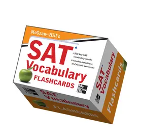 Anestis / Black |  McGraw-Hill's SAT Vocabulary Flashcards | Buch |  Sack Fachmedien