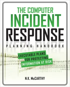 McCarthy / Todd / Klaben |  The Computer Incident Response Planning Handbook | Buch |  Sack Fachmedien