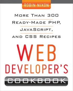 Nixon |  Web Developer's Cookbook | Buch |  Sack Fachmedien