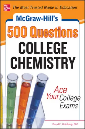 Goldberg |  McGraw-Hill's 500 College Chemistry Questions | Buch |  Sack Fachmedien