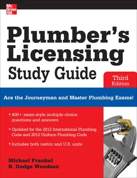 Frankel / Woodson |  Plumber's Licensing Study Guide, Third Edition | Buch |  Sack Fachmedien