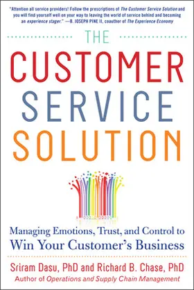 Dasu / Chase |  The Customer Service Solution | Buch |  Sack Fachmedien