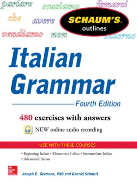 Germano / Schmitt | SOS ITALIAN GRAMMAR 4E | Buch | 978-0-07-182360-9 | sack.de