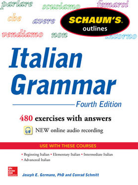 Schmitt / Germano | Schaum's Outline of Italian Grammar | Buch | 978-0-07-182360-9 | sack.de