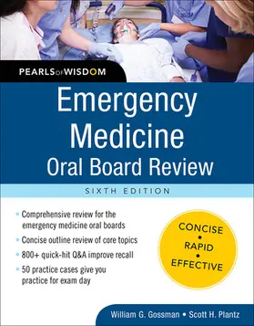 Gossman / Plantz |  Emergency Medicine Oral Board Review | Buch |  Sack Fachmedien