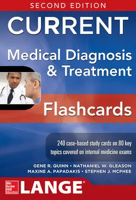 Quinn / Gleason / Papadakis |  Current Medical Diagnosis and Treatment Flashcards, 2e | Sonstiges |  Sack Fachmedien