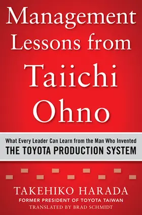 Harada |  MGMT LESSONS TAIICHI OHNO | Buch |  Sack Fachmedien