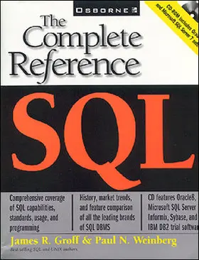 Groff / Weinberg |  SQL: The Complete Reference | Buch |  Sack Fachmedien