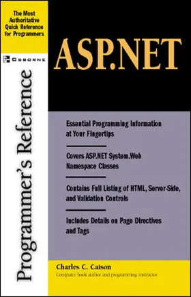 Caison |  ASP.Net: Programmer's Reference | Buch |  Sack Fachmedien