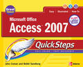 Cronan |  Microsoft Office Access 2007 Quicksteps | Buch |  Sack Fachmedien