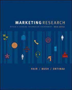 Hair / Bush / Ortinau | Marketing Research | Buch | 978-0-07-283087-3 | sack.de