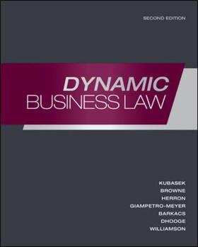 Kubasek / Browne / Giampetro-Meyer | Dynamic Business Law | Buch | 978-0-07-337767-4 | sack.de