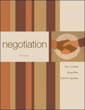 Barry / Lewicki / Saunders | Negotiation | Buch | 978-0-07-338120-6 | sack.de