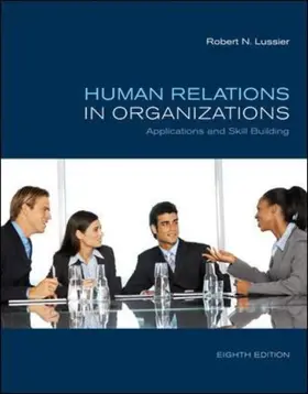 Lussier |  Human Relations in Organizations | Buch |  Sack Fachmedien