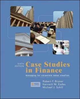 Bruner / Eades / Schill |  Case Studies in Finance | Buch |  Sack Fachmedien