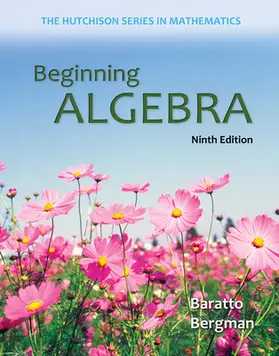 Baratto / Bergman / Hutchison |  Beginning Algebra | Buch |  Sack Fachmedien