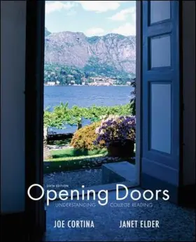Cortina / Elder |  Opening Doors | Buch |  Sack Fachmedien