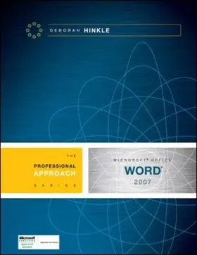 Hinkle |  Microsoft Word 2007: A Professional Approach | Buch |  Sack Fachmedien
