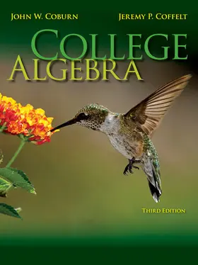 Coburn / Coffelt |  College Algebra | Buch |  Sack Fachmedien