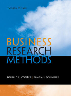 Cooper / Schindler | Business Research Methods | Buch | 978-0-07-352150-3 | sack.de