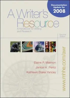 Maimon / Peritz / Yancey |  A Writer's Resource (Comb) Update with Catalyst 2.0 | Buch |  Sack Fachmedien