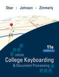 Ober / Johnson / Zimmerly |  Gregg College Keyboarding & Document Processing (Gdp); Lessons 61-120 Text | Buch |  Sack Fachmedien