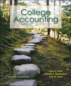 Wild / Richardson / Shaw | College Accounting Ch 1-29 with Annual Report | Buch | 978-0-07-734609-6 | sack.de