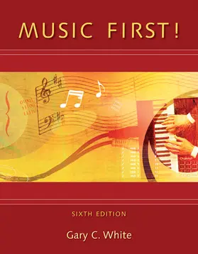 White |  Music First! | Buch |  Sack Fachmedien